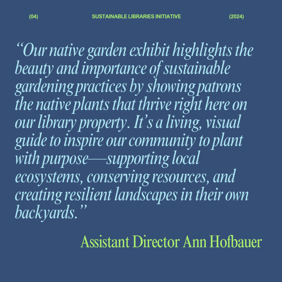 Lessons From My Sustainable Library - Longwood Public Library