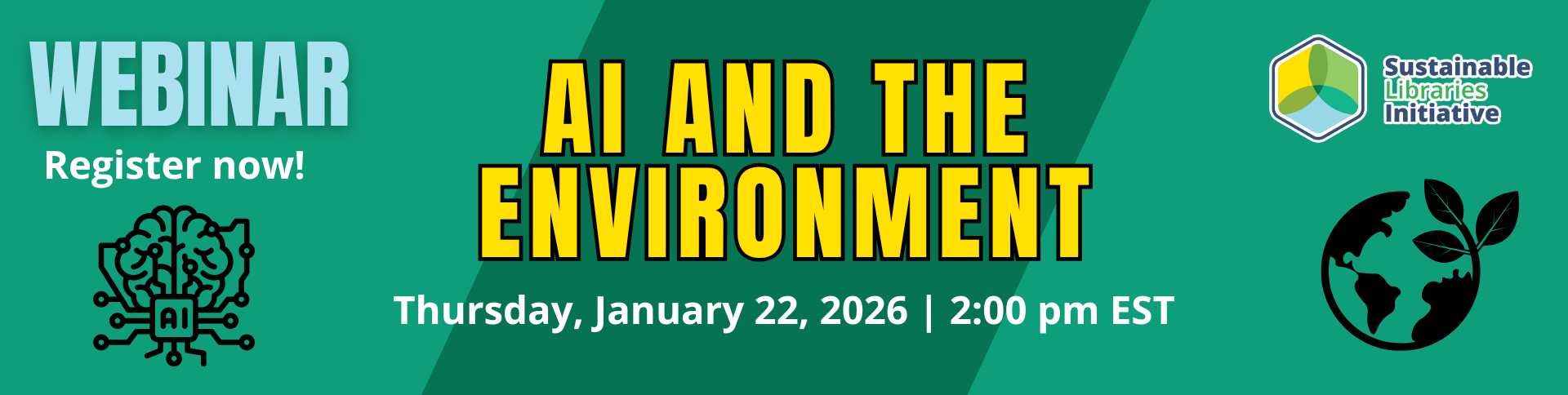 AI and the Environment Webinar Click Here to Register Today 