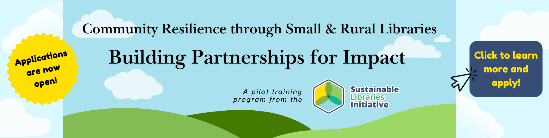 Now open! Pilot training program application