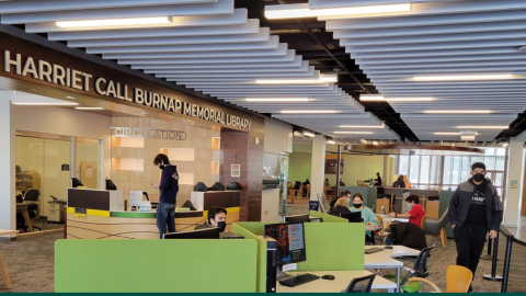 Clarkson University Libraries Entrance