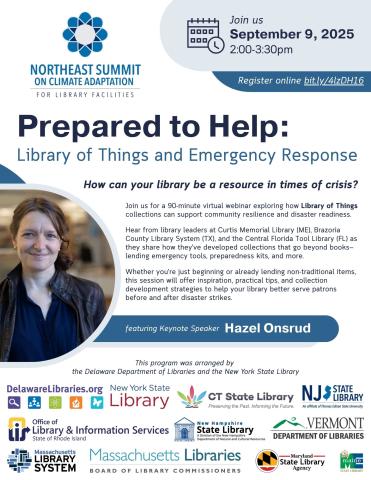 Prepared to Help: Library of Things and Emergency Response Flyer Image