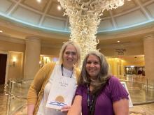 Photo of Aileen and Beth at NYLA SSL Conference May 2022