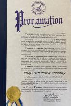 Proclamation from County Legislator