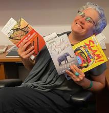 Photo of School Librarian Laura Silver